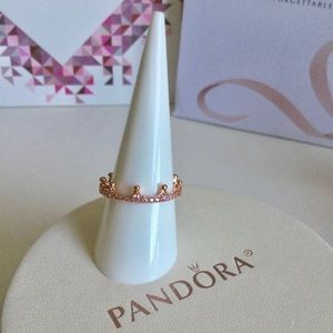 Pandora Enchanted Crown Ring Rose Gold